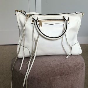 White Leather Rebecca Minkoff Purse